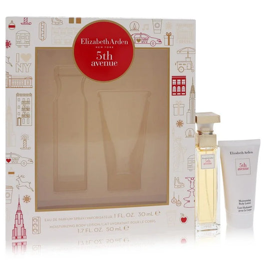 5th Ave Women Gift Set - 1 oz Eau De Parfum Spray + 1.7 oz Body Lotion